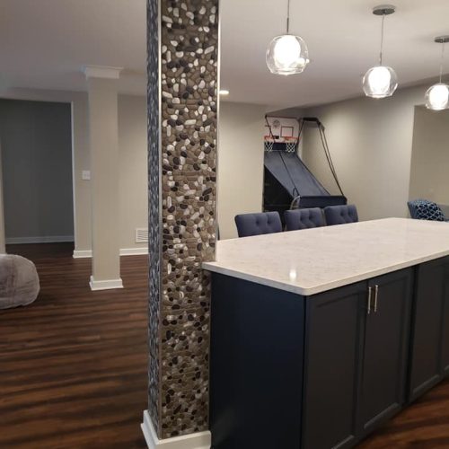 Basement remodel.